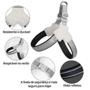 Peitoral Ajustável e Refletivo para Cães e Gatos – Confortável, Seguro e Ideal para Passeios