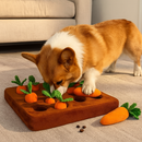 Tapete Interativo de Cenouras de Pelúcia – Enriquecimento e Diversão para Cães | Tailzinho