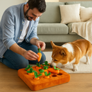 Tapete Interativo de Cenouras de Pelúcia – Enriquecimento e Diversão para Cães | Tailzinho