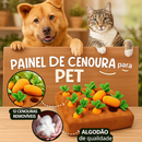 Tapete Interativo de Cenouras de Pelúcia – Enriquecimento e Diversão para Cães | Tailzinho