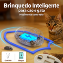 Rato Elétrico Interativo para Gatos – Brinquedo de Caça Inteligente e Divertido | Tailzinho