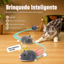 Rato Elétrico Interativo para Gatos – Brinquedo de Caça Inteligente e Divertido | Tailzinho