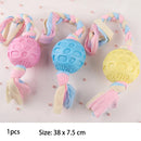 Brinquedo Mordedor com Nó para Cães – Limpeza Dental e Diversão | Tailzinho