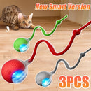 Bola Inteligente Interativa Recarregável para Gatos – Movimento Automático e Cauda Realista | Tailzinho