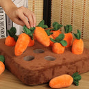 Tapete Interativo de Cenouras de Pelúcia – Enriquecimento e Diversão para Cães | Tailzinho